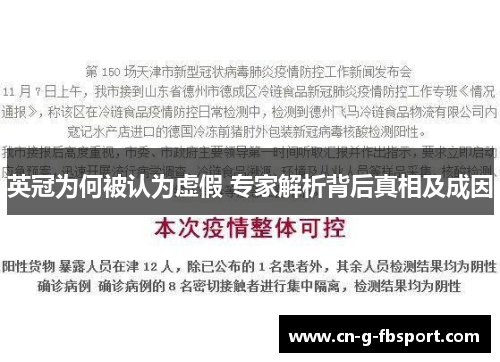 英冠为何被认为虚假 专家解析背后真相及成因